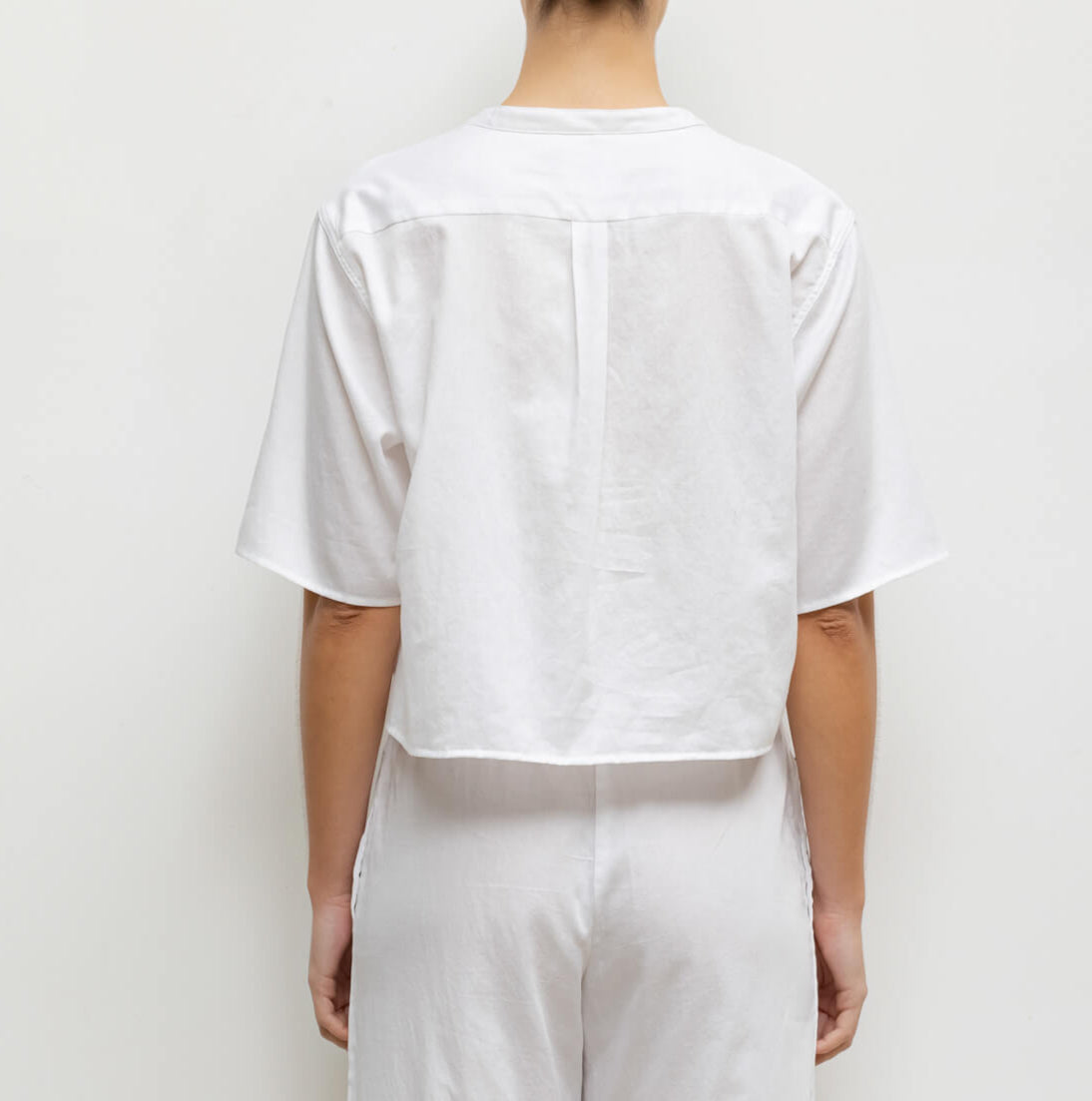 Yoko S/S Henley White