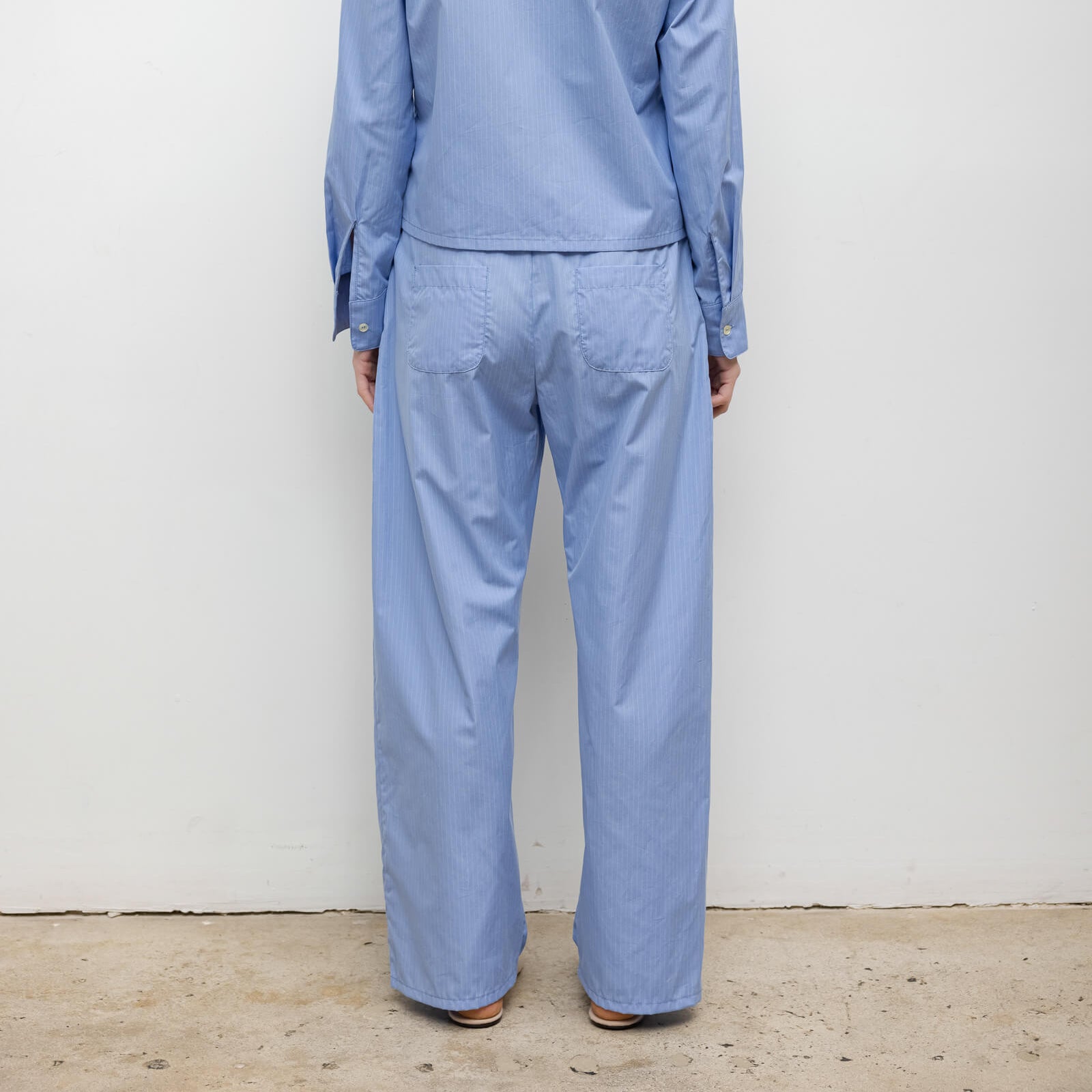 Yoshi Drawstring Pant Ocean/Parchment