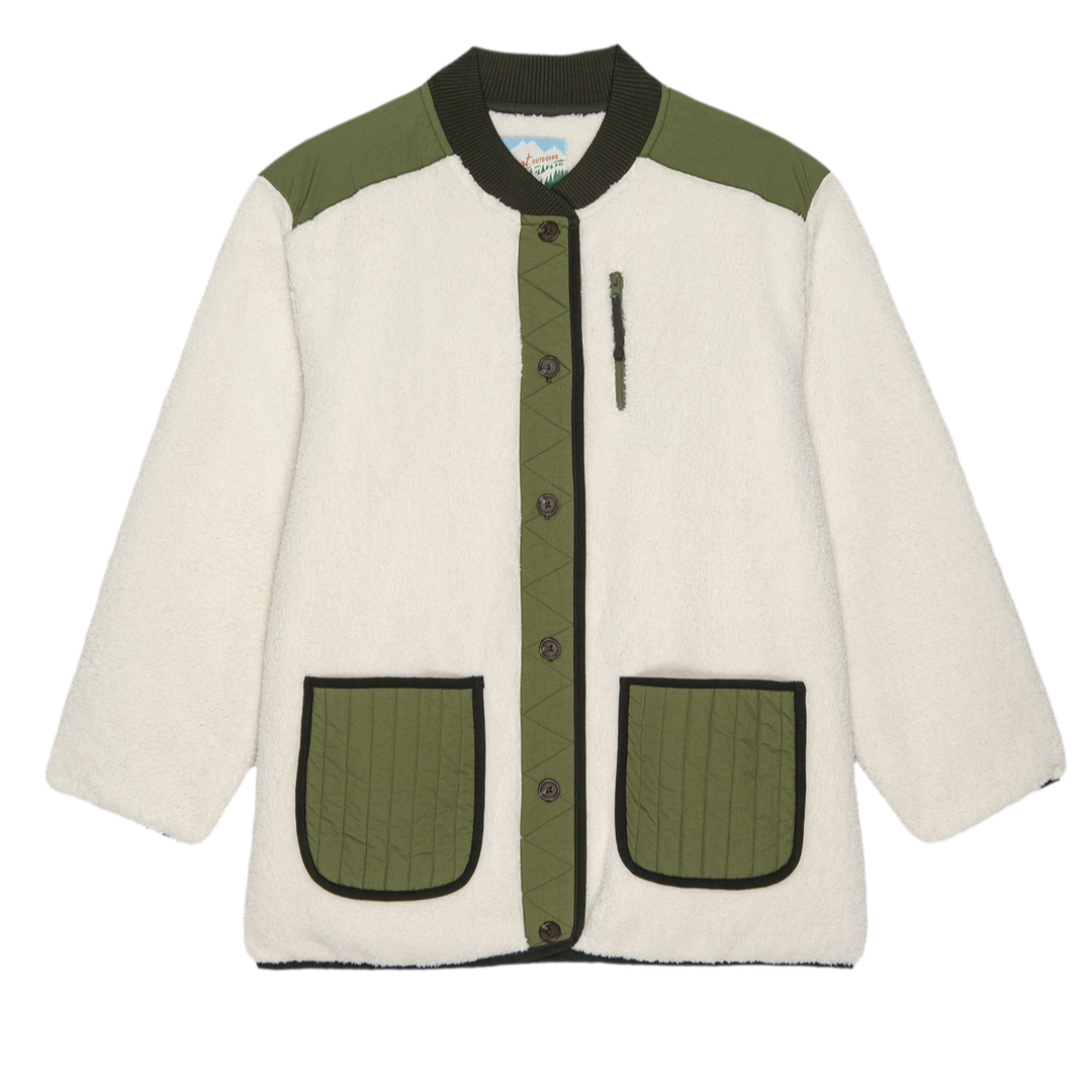 The Plush Tundra Jacket Cream & Army