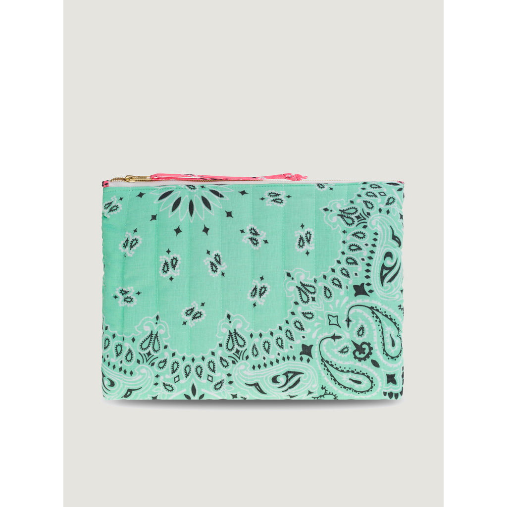 Pochette Zippee Matelasse RAINBOW Mint/Strawberry