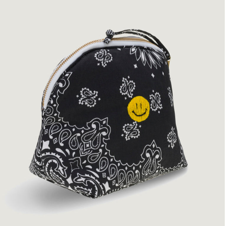 Vanity Small HAPPY FACE All Black
