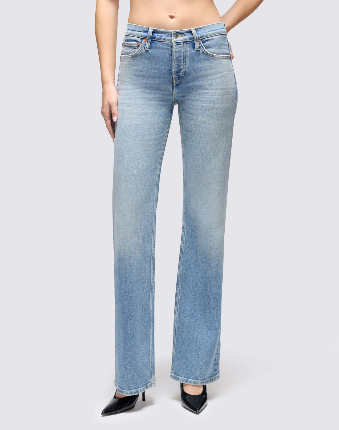 70s Mid Rise Bootcut Opal Indigo