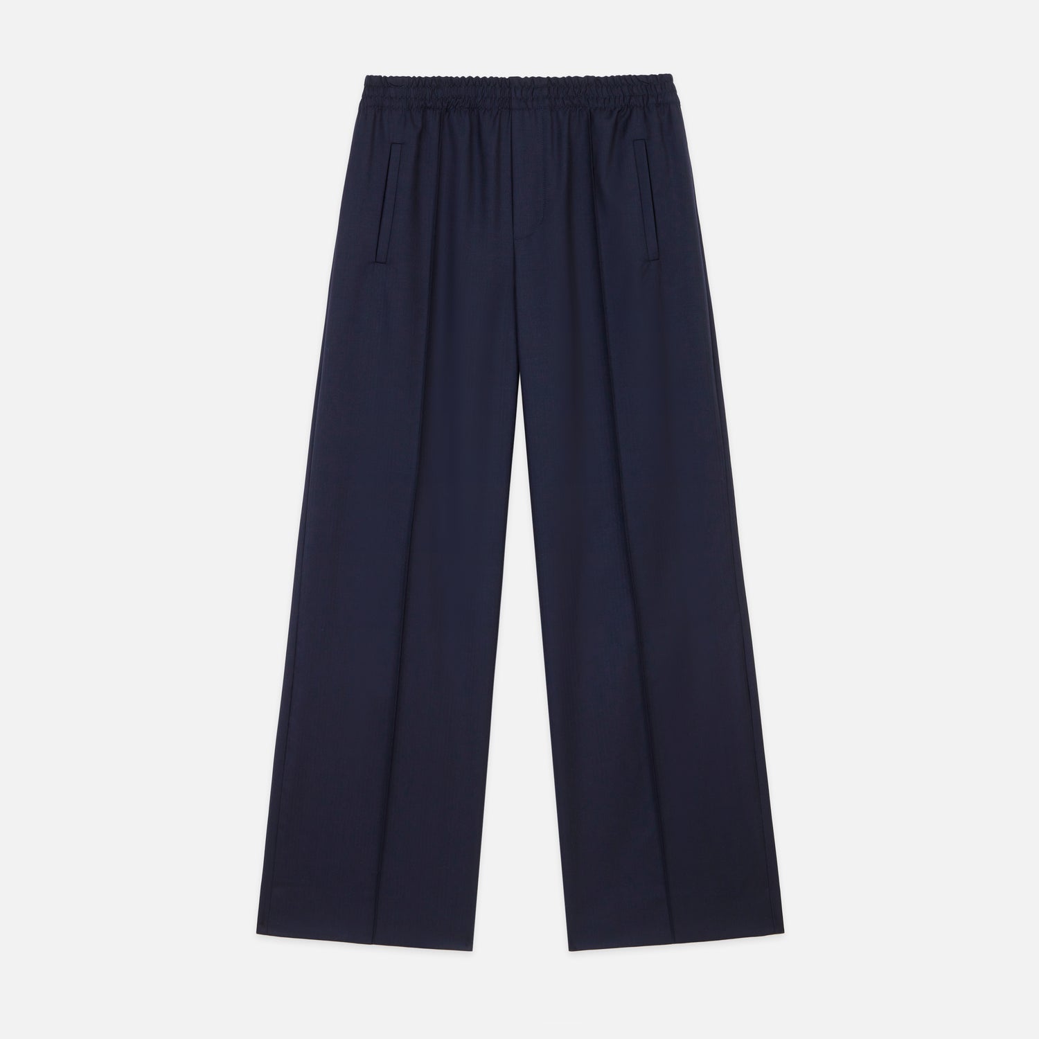 The Prep Trouser Navy Pinstripe