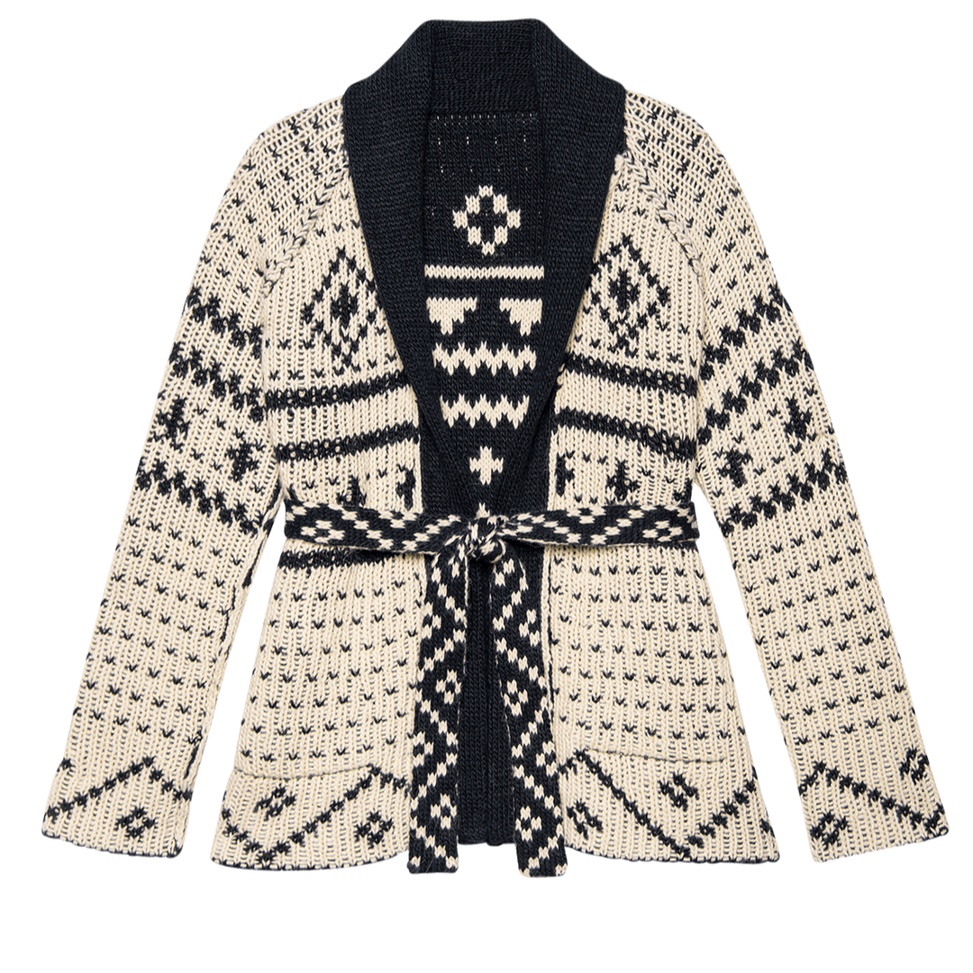The Reversible Shepard Cardi Navy/Cream