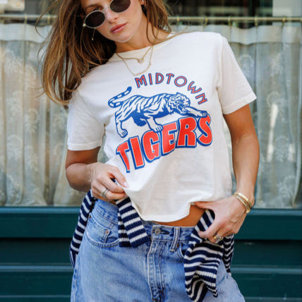 Midtown Tigers Everyday Tee Off White