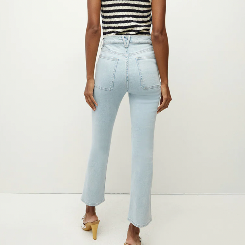 Veronica Beard Carly Kick-Flare Jean | Patch Pockets | Extended | Get Reel