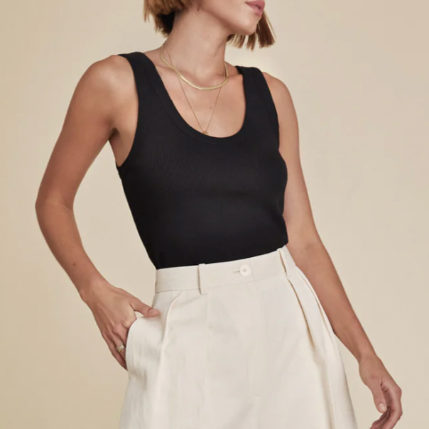 The Scoop It Up Tank Black