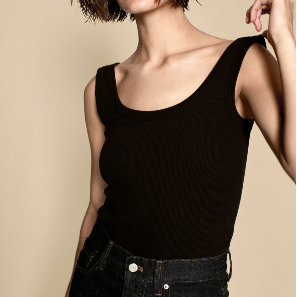 The Scoop It Up Tank Black