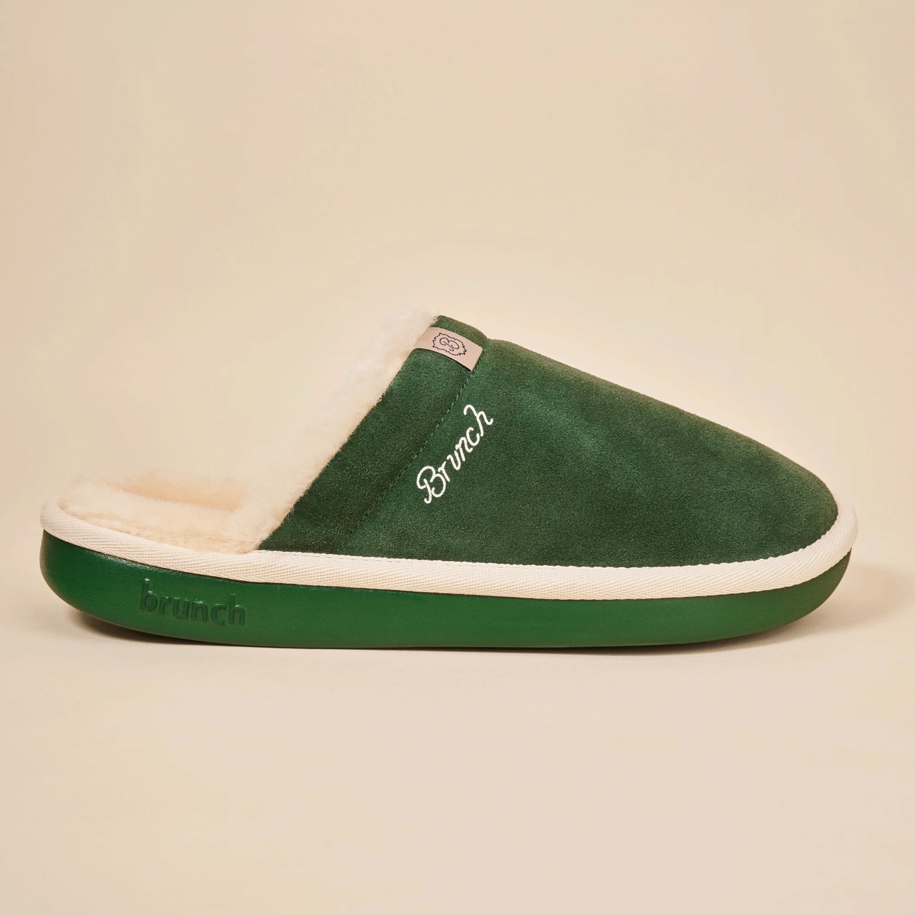 Essential Suede Shearling Moss