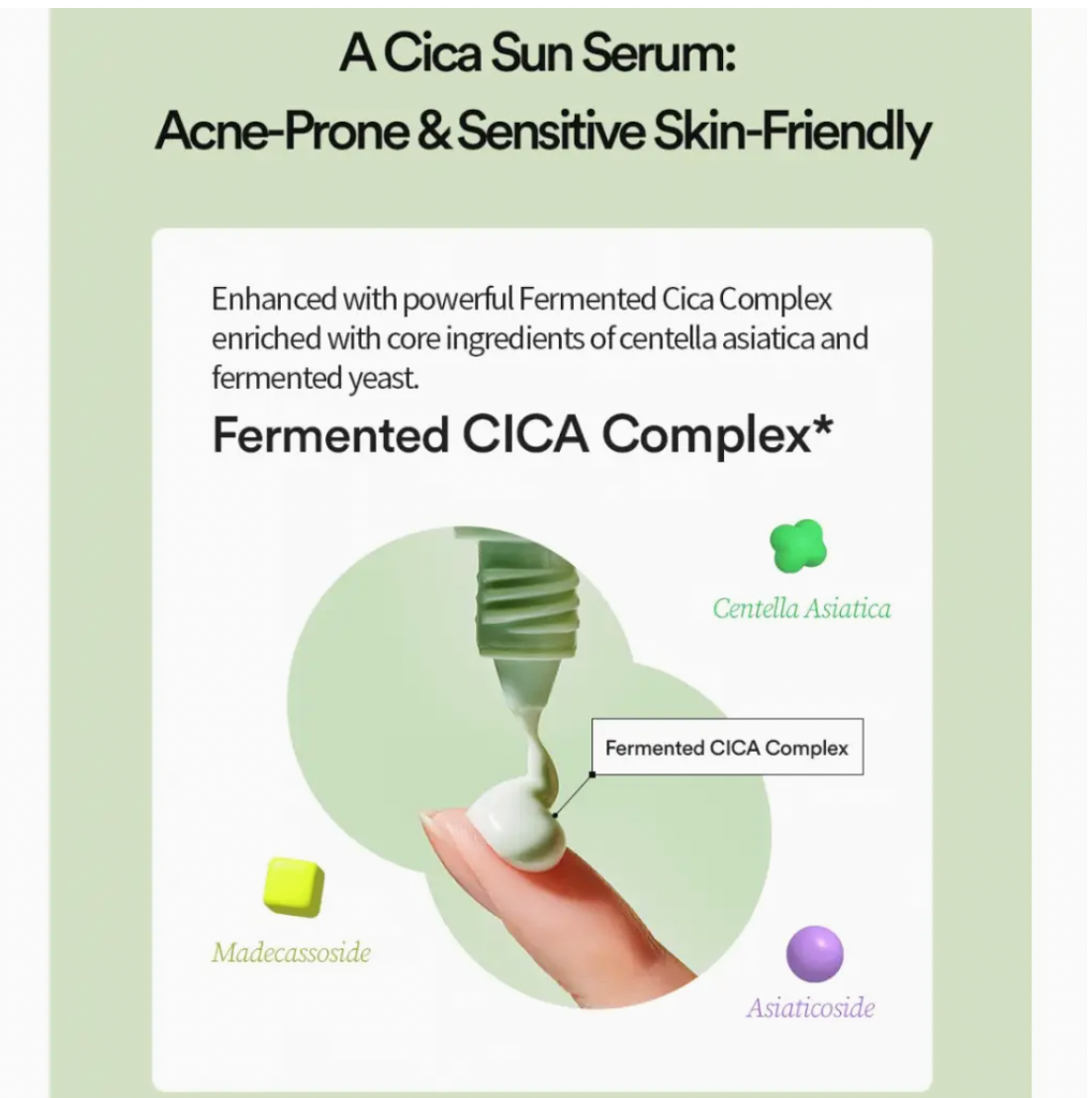 Tocobo Cica Calming Sun Serum Sunscreen