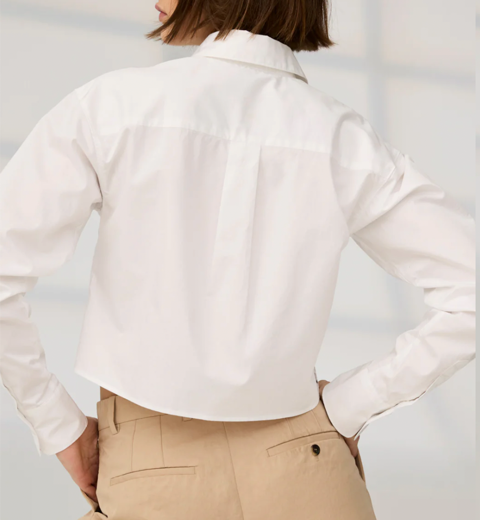 The Crop Everything Shirt White