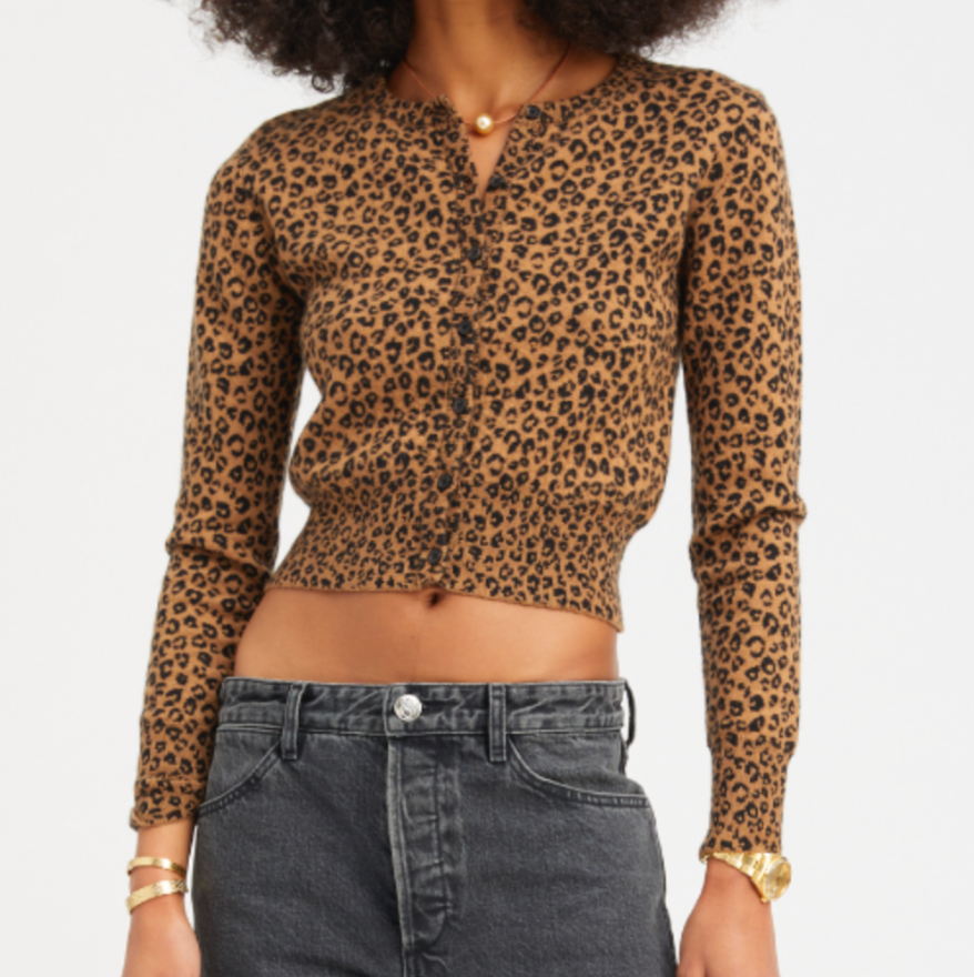 Baby Cardigan V2 Leopard