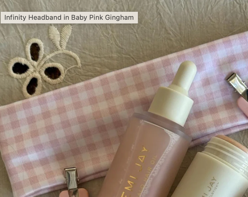 Infinity Headband Baby Pink