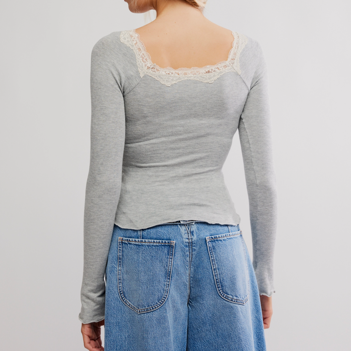Oh My Darling L/S Heather Grey