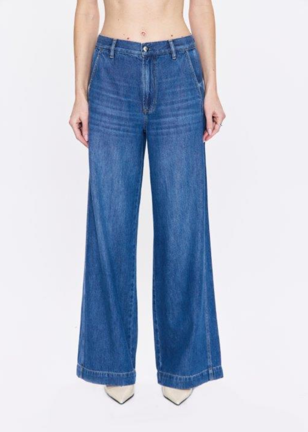 Jadyn Seamed Low Slung Palazzo Imagine