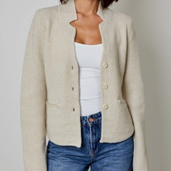 Evelyn Cardigan Parchment
