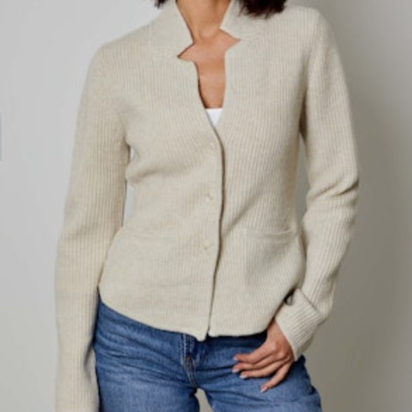 Evelyn Cardigan Parchment