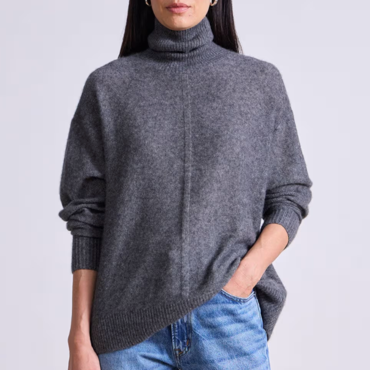 Softest Tissue Turtleneck Charcoal