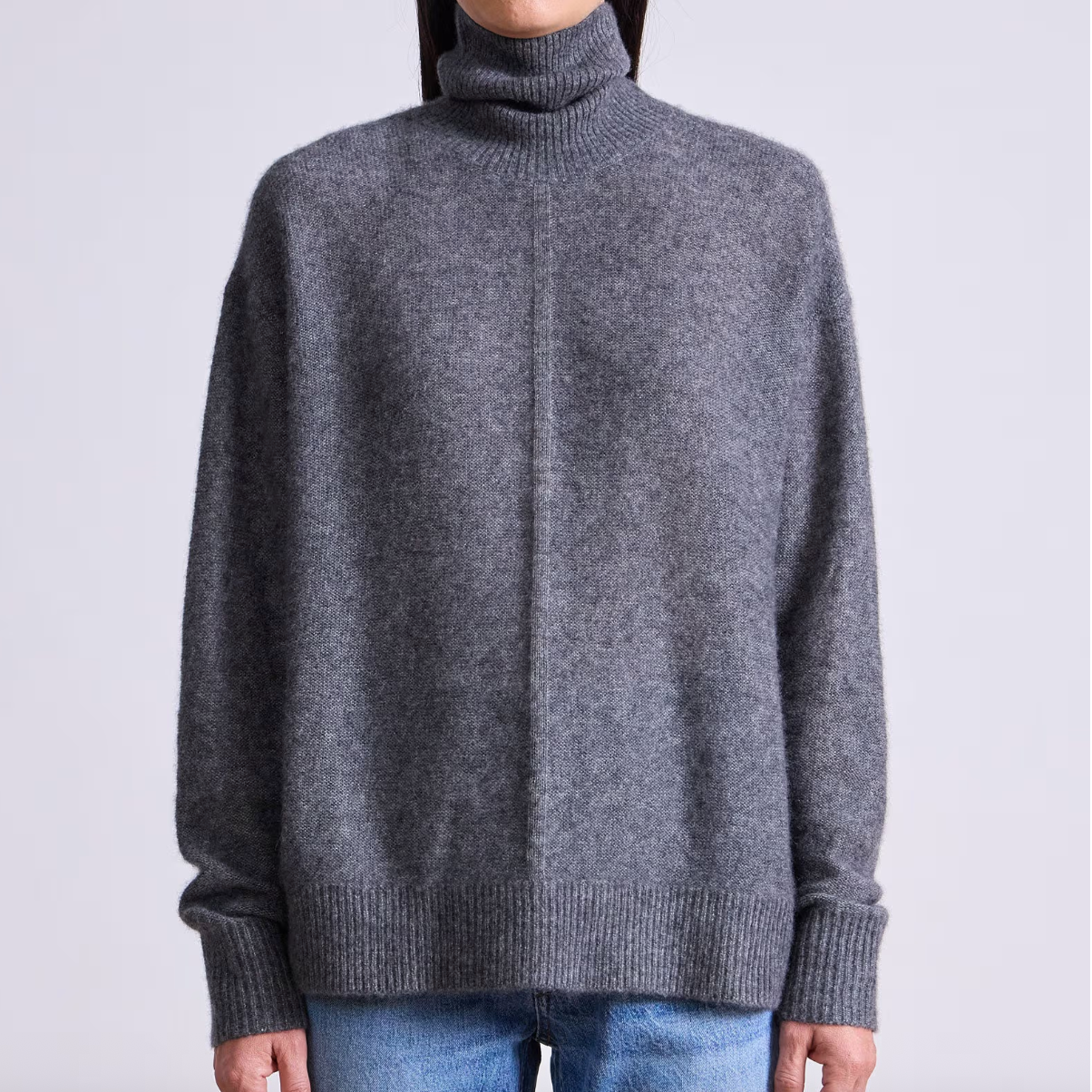 Softest Tissue Turtleneck Charcoal