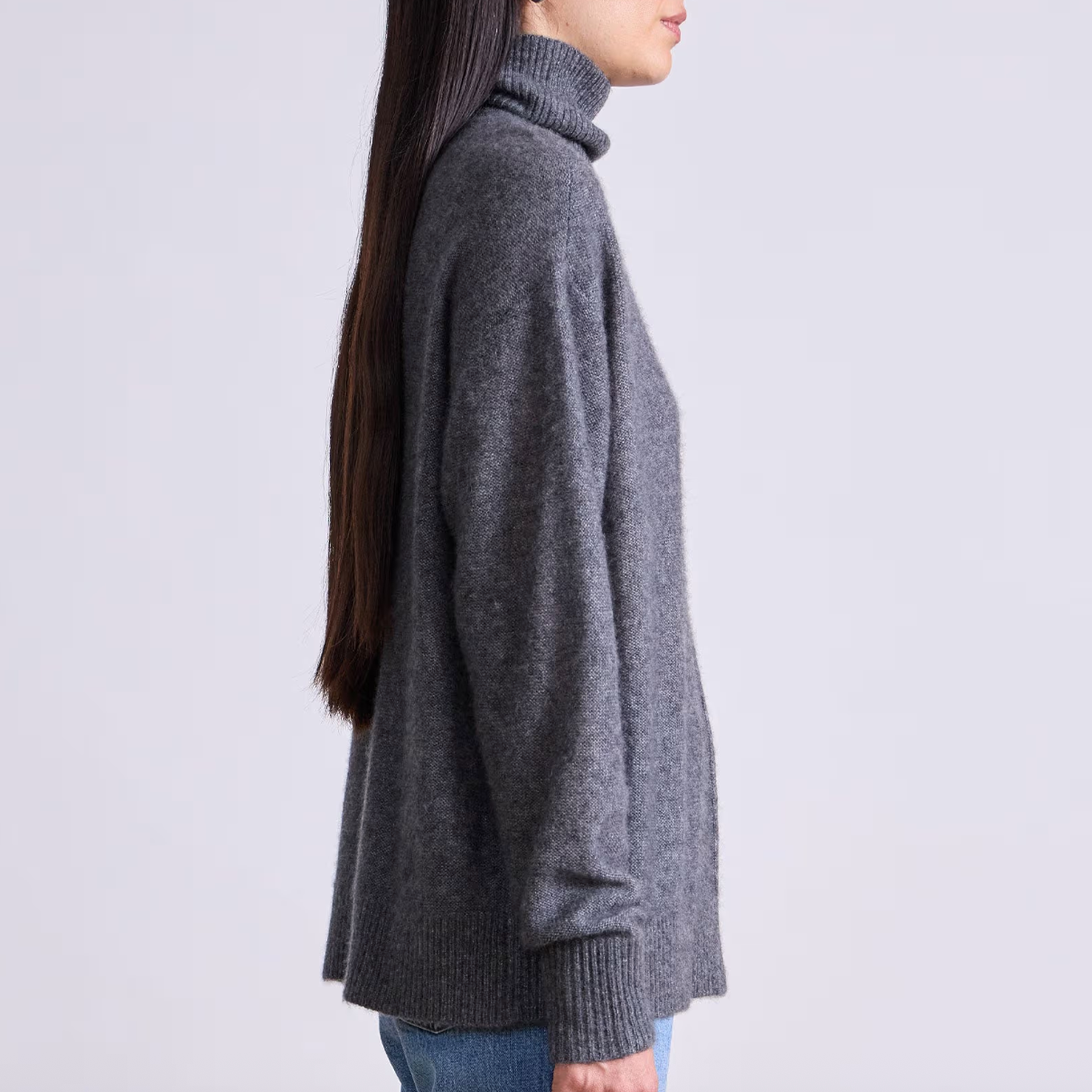 Softest Tissue Turtleneck Charcoal