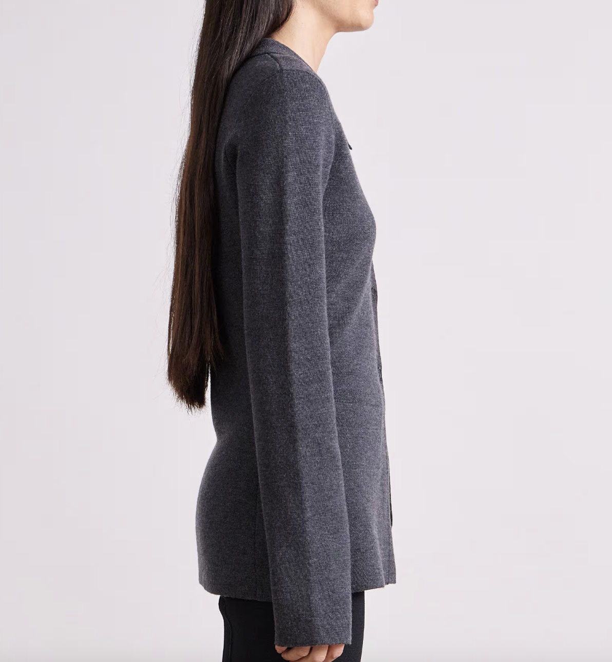 Betti Knit Cardi Grey