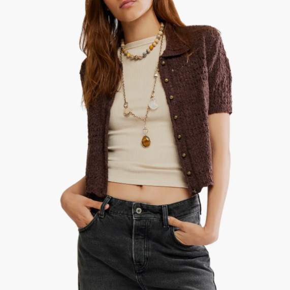 Daylight Cardi French Chocolate