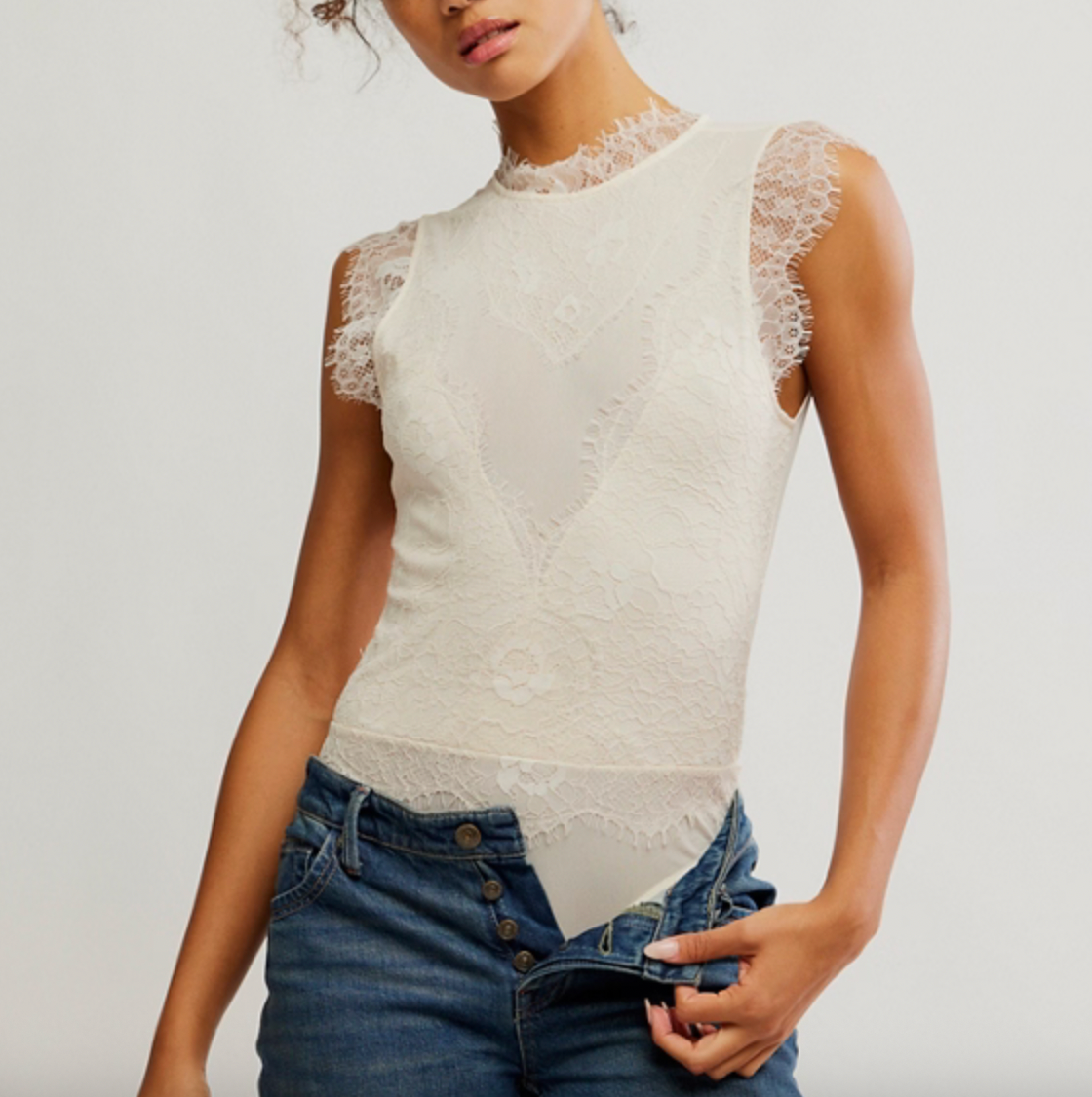 Sweet Nothing Bodysuit Tea