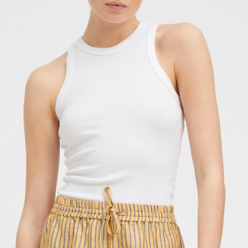 Rib Racer Front Tank White