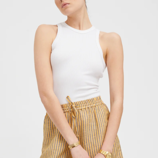Rib Racer Front Tank White