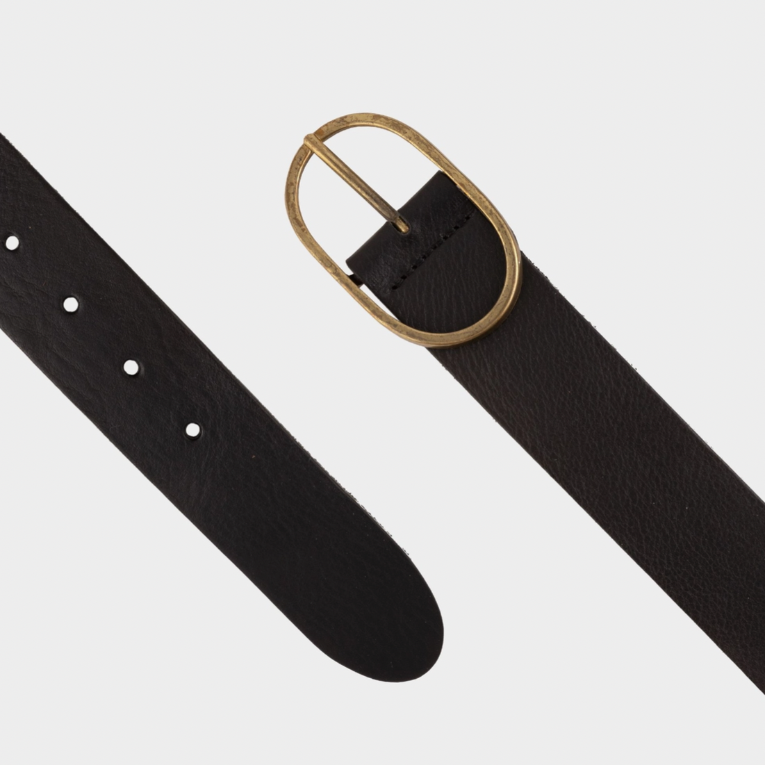 Fien Classic Leather Belt Black