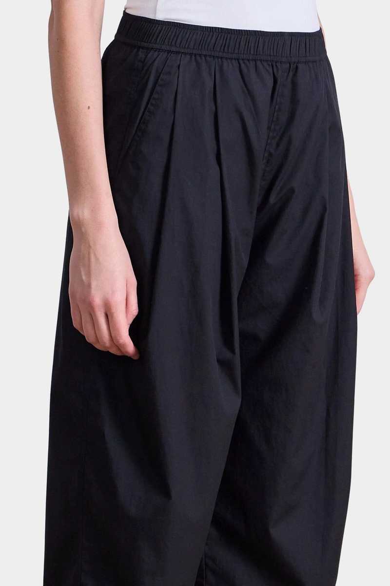Spa Pleat Pant Black