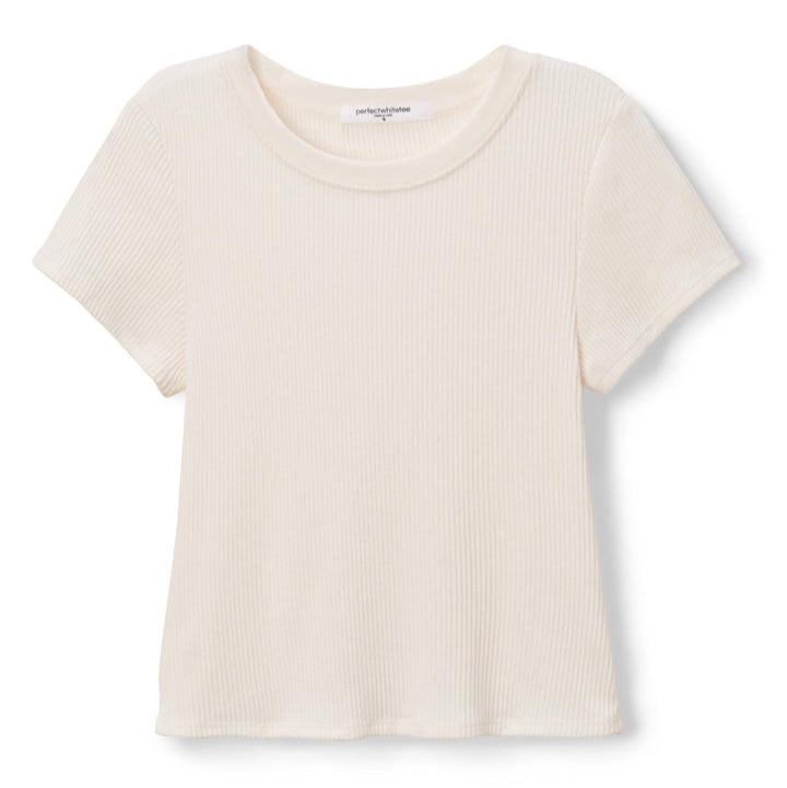 Gabby Rib S/S Crew Sugar