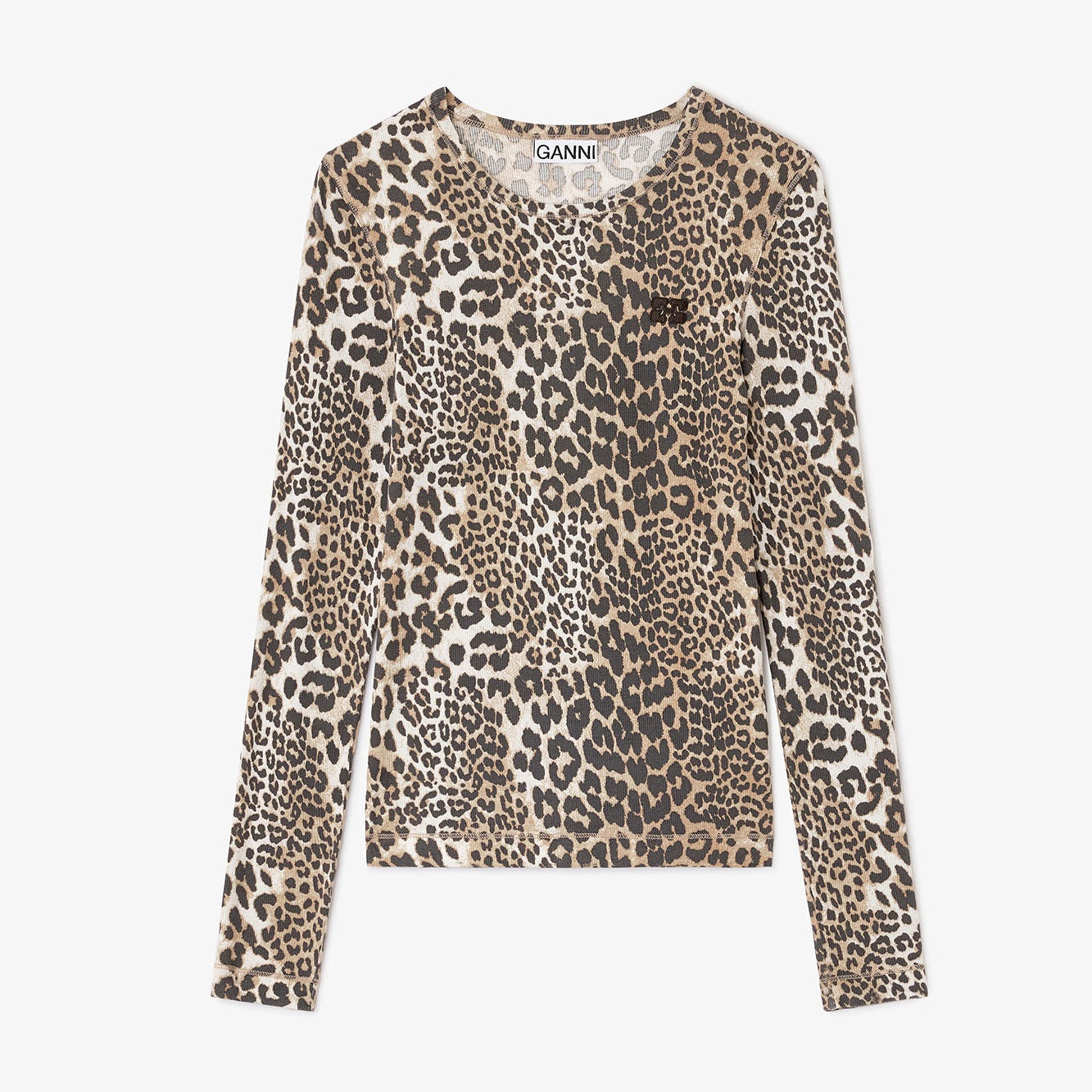 Leo Soft Cotton Rib Leopard