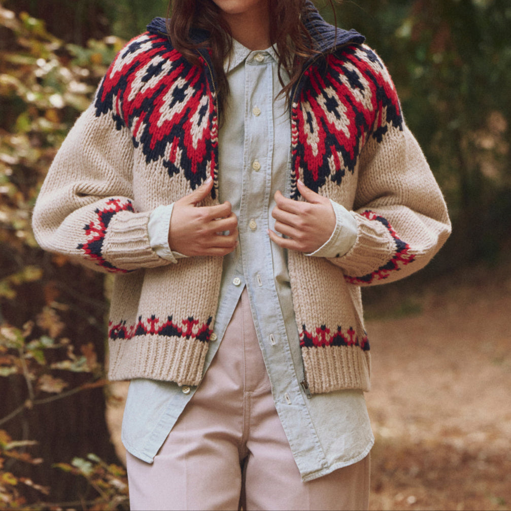 The Nordic Sweater Glacier Fair Isle
