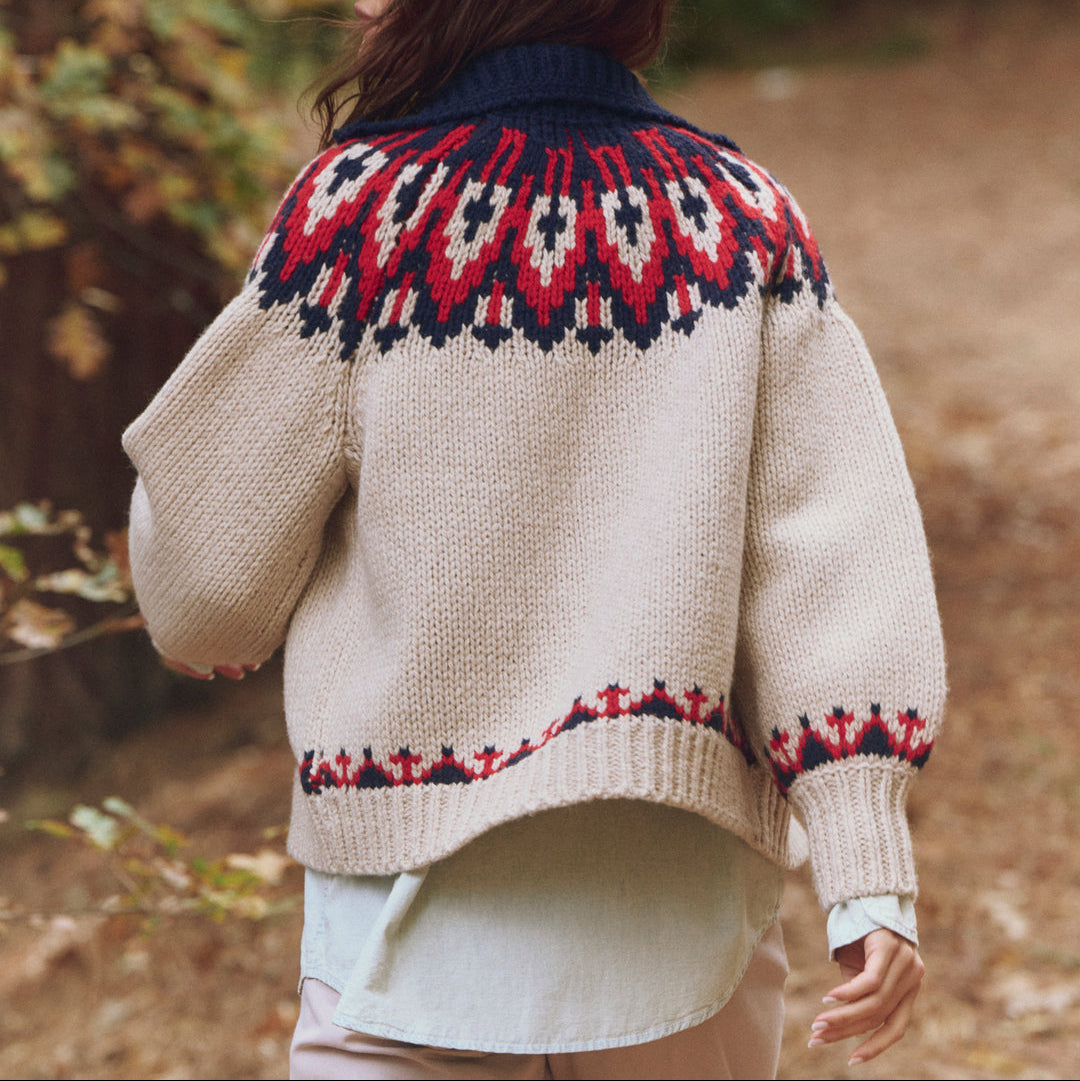 The Nordic Sweater Glacier Fair Isle