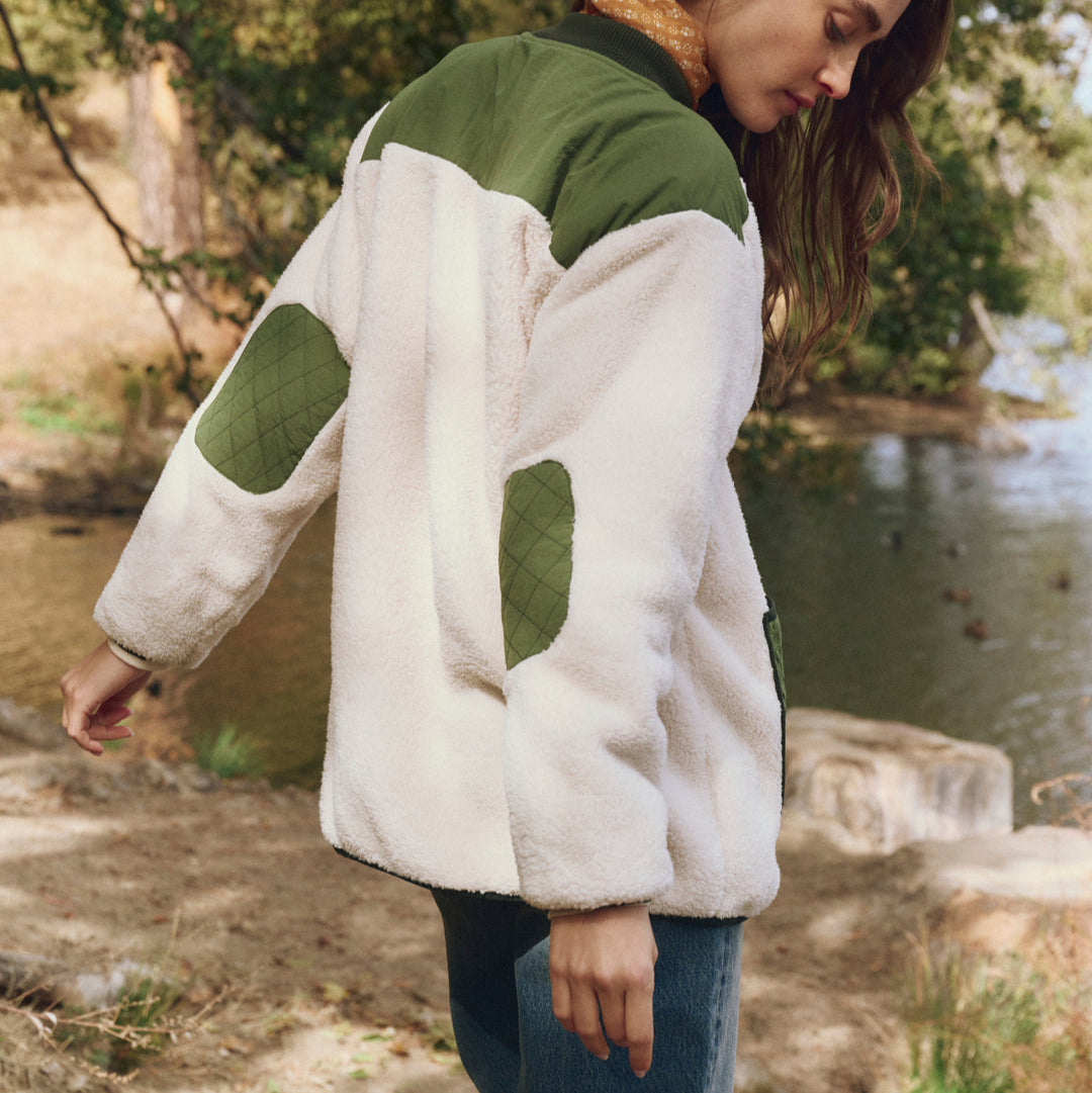 The Plush Tundra Jacket Cream & Army