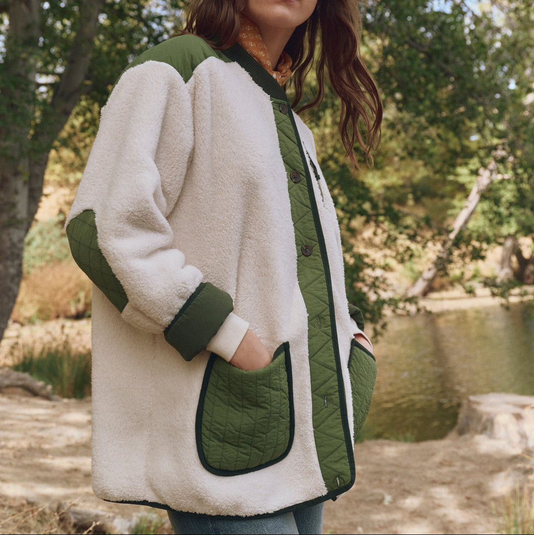 The Plush Tundra Jacket Cream & Army