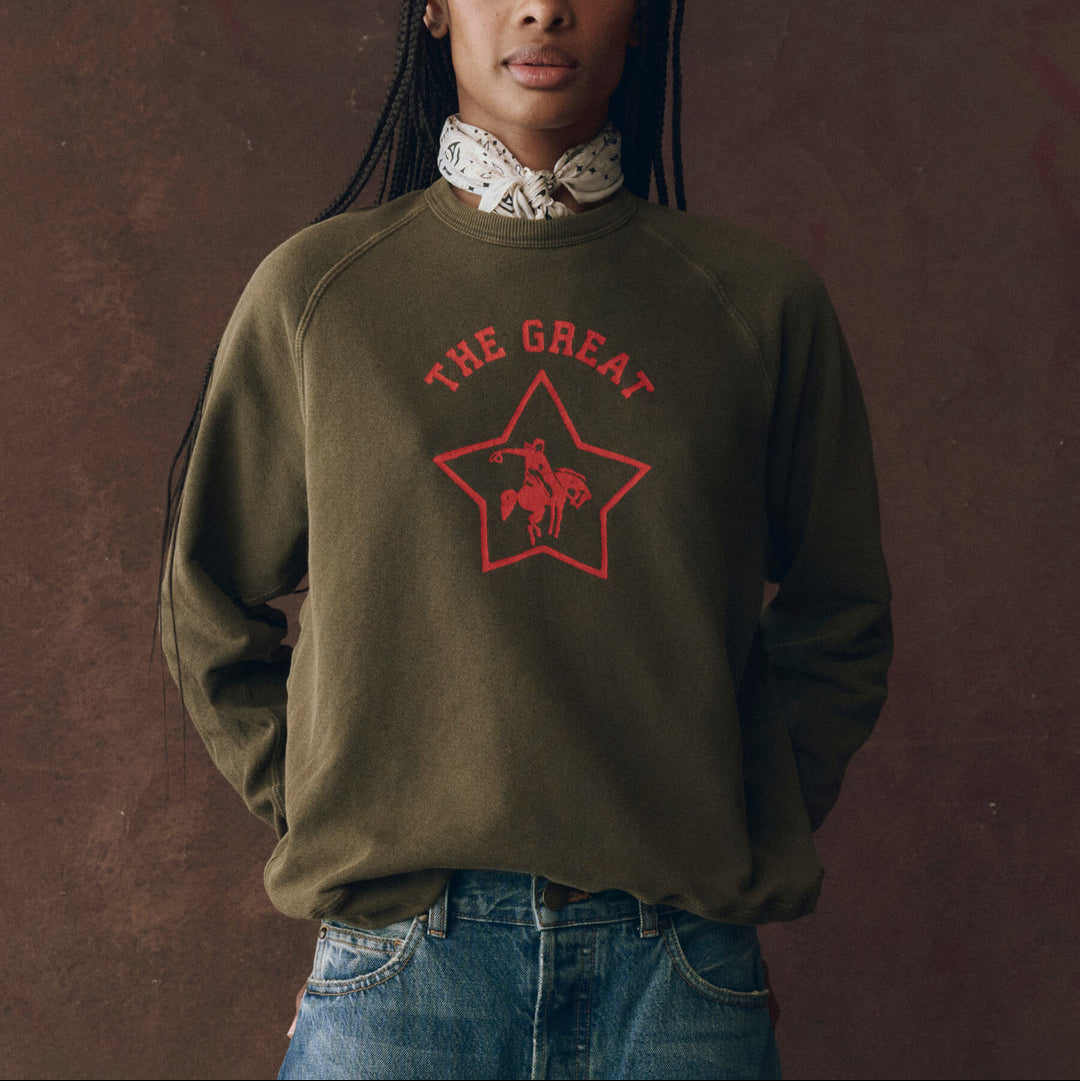 The College Sweatshirt Rodeo Star Dark Army