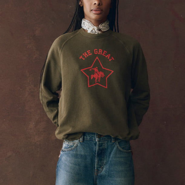 The College Sweatshirt Rodeo Star Dark Army