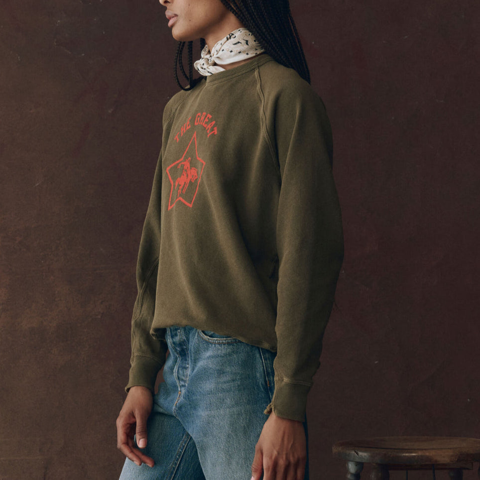 The College Sweatshirt Rodeo Star Dark Army