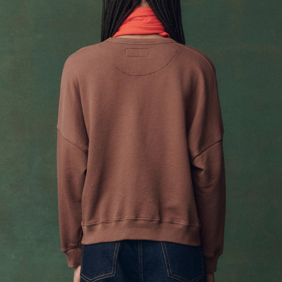 The Teammate Sweatshirt Horse Emb Umber