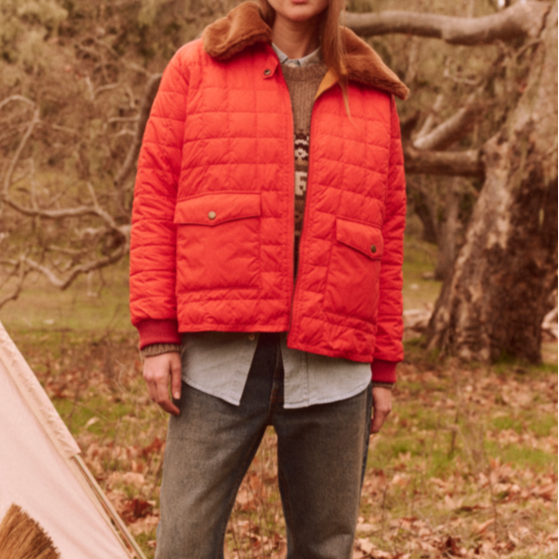 The Reversible Puffer Poppy & Amber