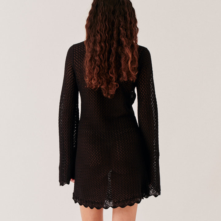 Tanzania Short Dress Black
