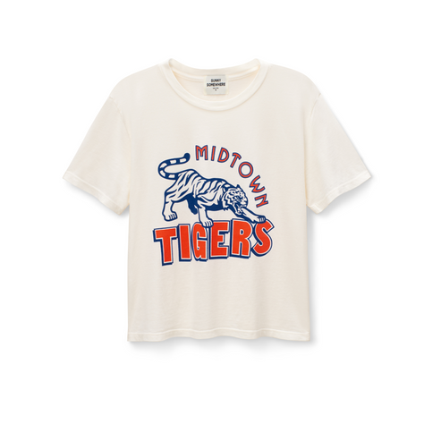 Midtown Tigers Everyday Tee Off White