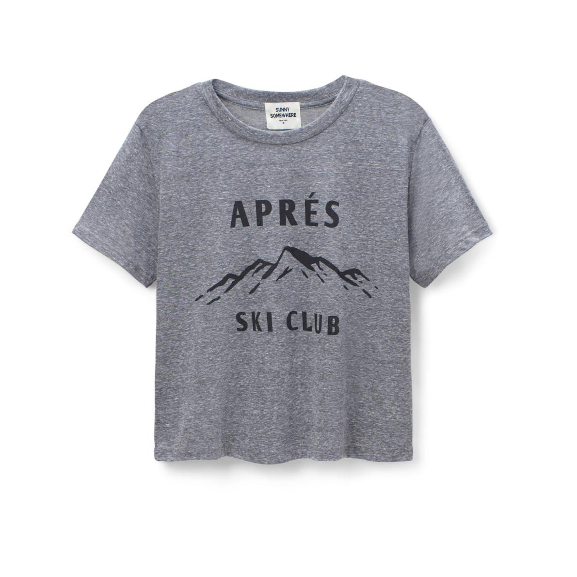 Apres Ski Club Tee Heather Grey