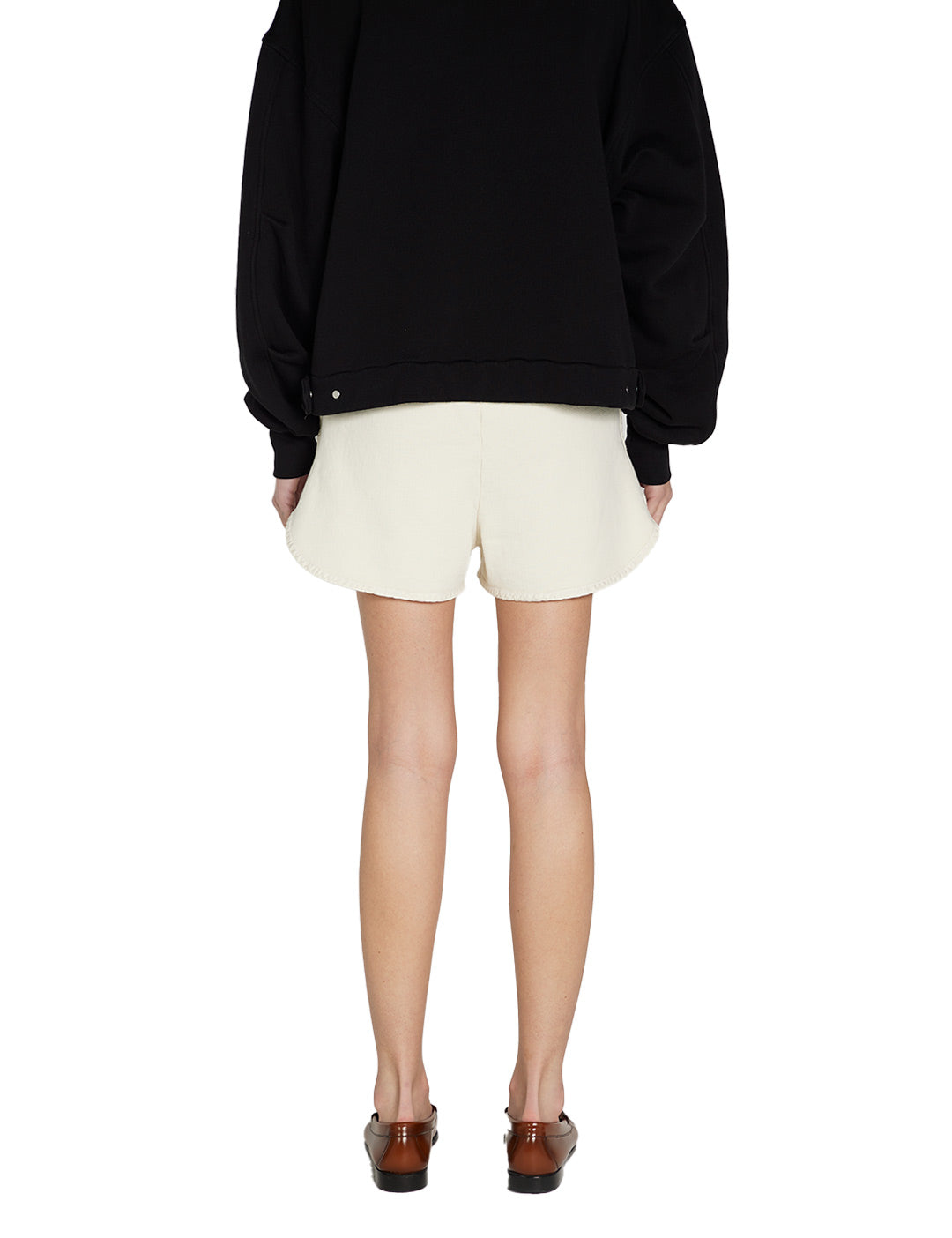 Serena Scallop Short Ivory