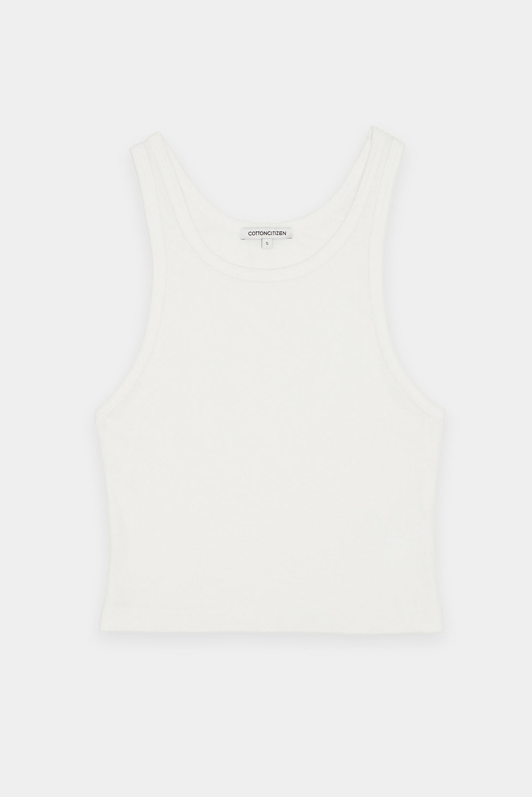 Verona Crop Tank White