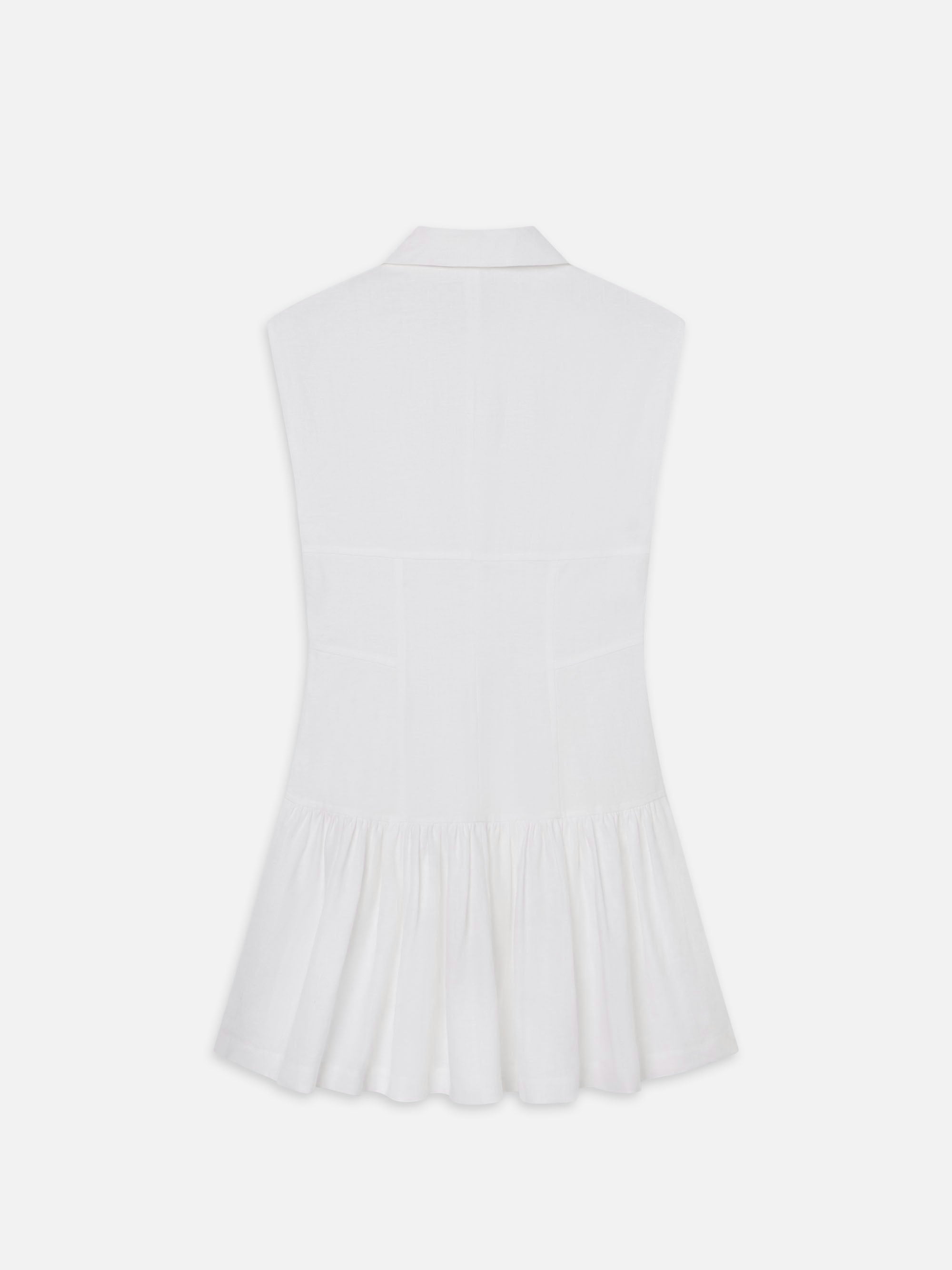 The Linen Day Dress White