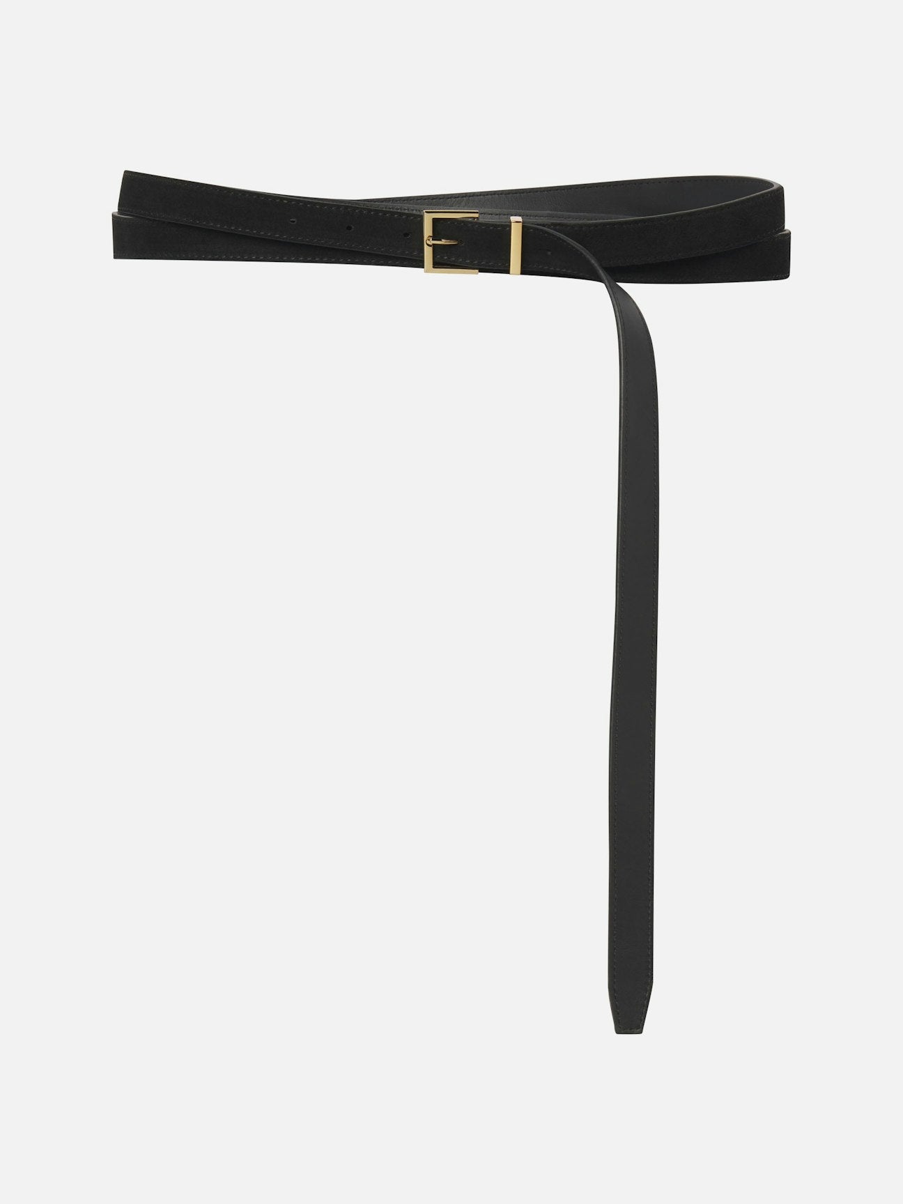 The Double Wrap Belt Black