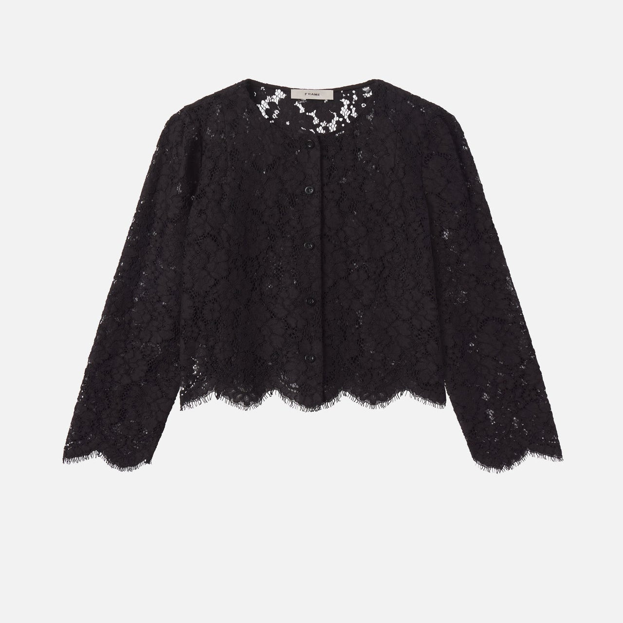 The Lace Blouse Black